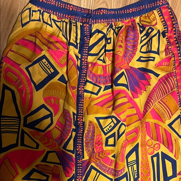 FARM Rio Colorful Abstract Maxi Skirt - Picture 2 of 4